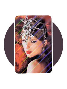 Taylor Swift TLOAS Photo Art Trading Card (II22): Red Lipstick & Lace, 3.25 in.